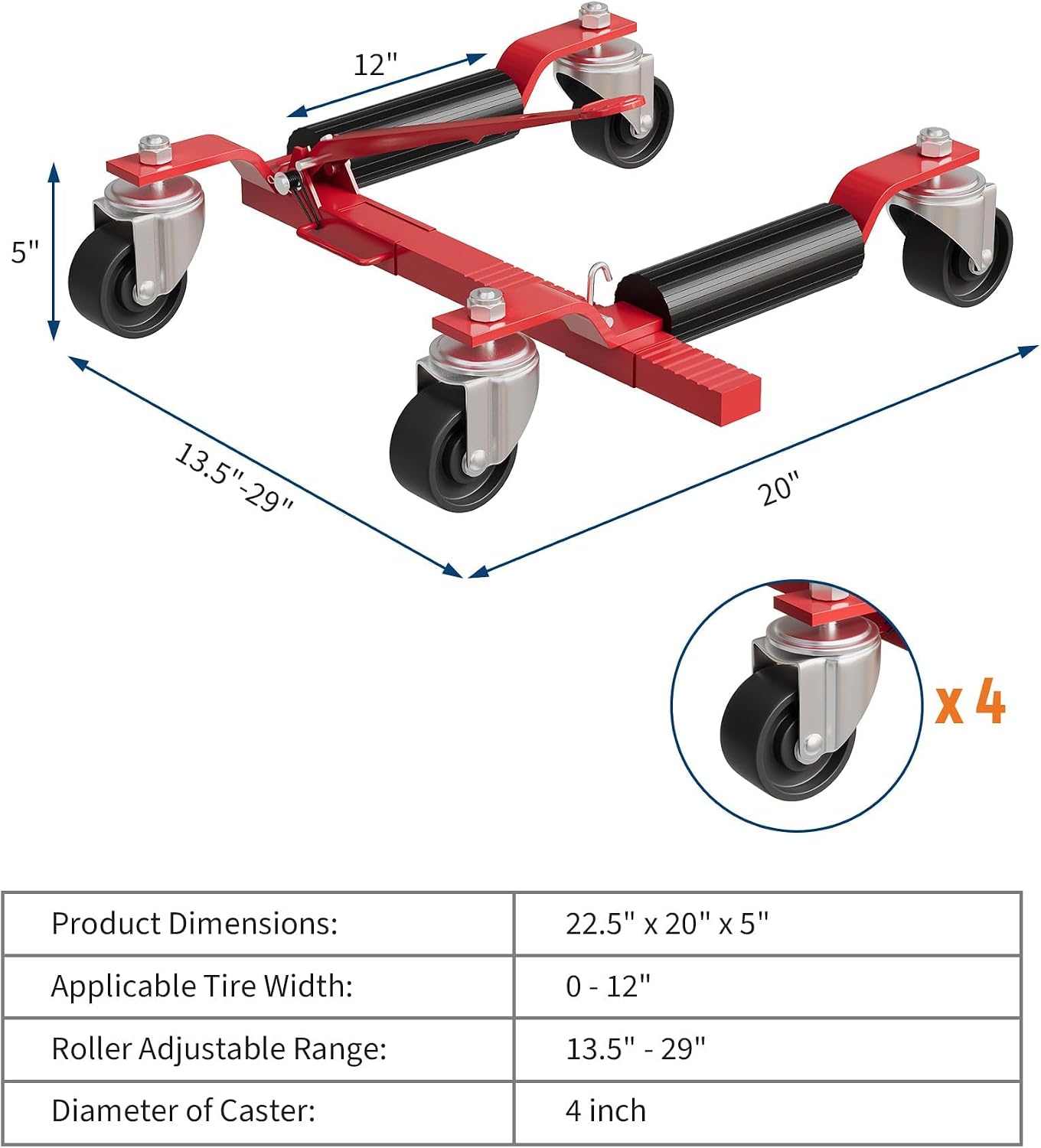 Tacleekii 2 4-pack autowielver - Heavy Equipment Bucket recensie en prijs