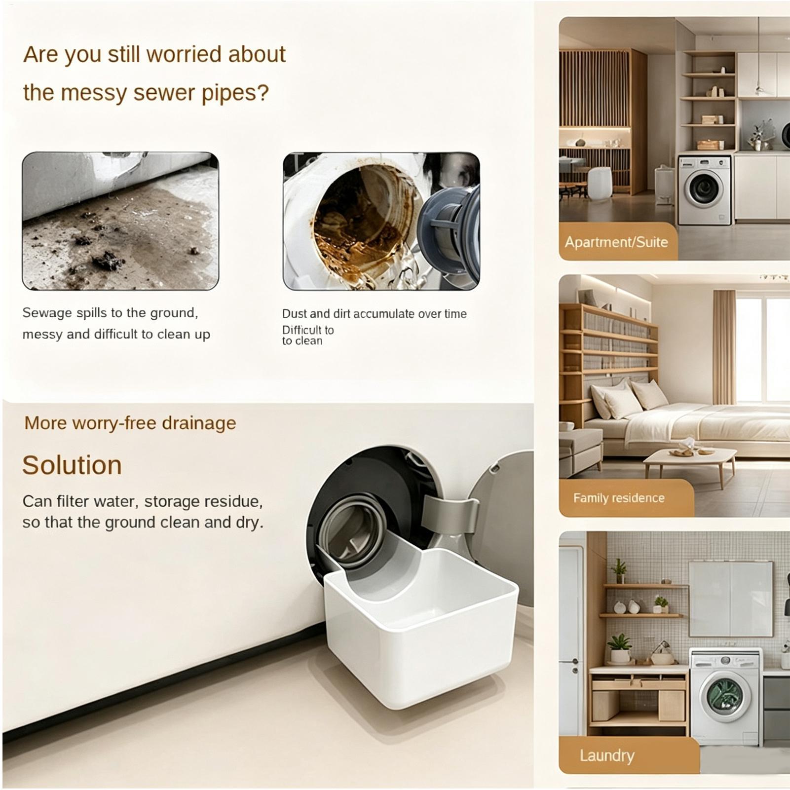 Afvoerbak voor wasmachine, lek - Heavy Equipment Grinder recensie en prijs